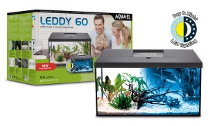 AQUAEL Zestaw akwariowy Leddy 60 czarny D&N 2.0