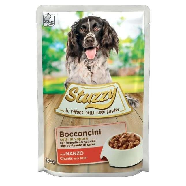 Stuzzy Wołowina w sosie 100g mokra karma dla psa