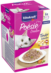 Vitakraft Poésie  Multipack szalki w sosie 6x 85g