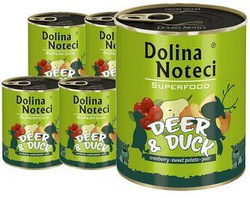 Dolina Noteci SuperFood Jeleń i Kaczka 6x800g