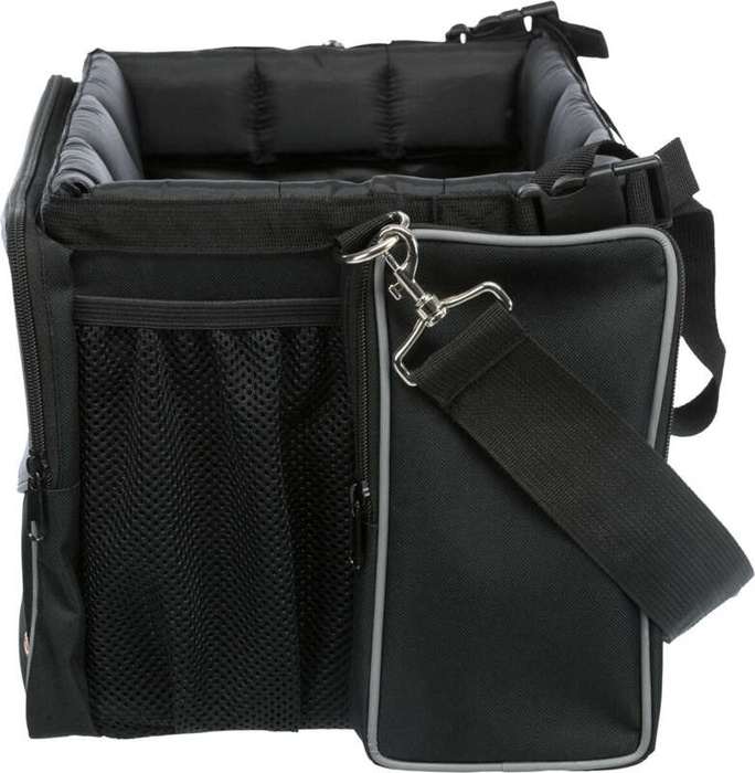 Trixie Transporter rowerowy przedni czarny/szary 41x26x26cm