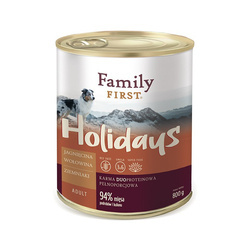 Family First Holidays z jagnięciną, wołowiną i ziemniakami  800g