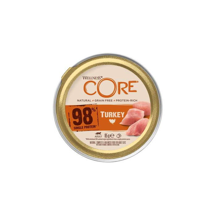 Wellness Core 98% Single Protein Karma Mokra Indyk 85g