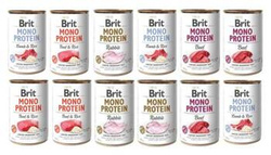 Brit Mono Protein Mix Smaków 12x400g