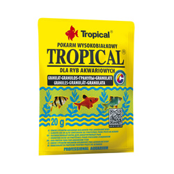 Tropical Wysokobiałkowy pokarm dla ryb Granulat 20g