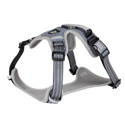 Barry King Szelki dla psa szare z siatki XL 73-100 cm