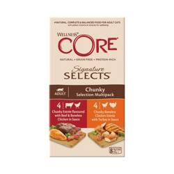 Wellness Core Chunky mix d.kota 4x2 smaki 8x79g/635g