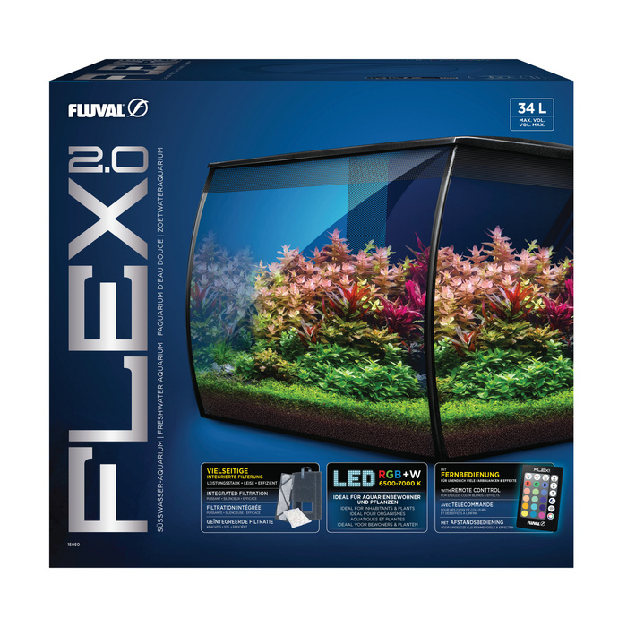 Fluval Flex 2.0 zestaw akwariowy 34l