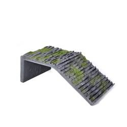 Terra Natura Dekoracja dla żółwia stare kamienne schody 21cm