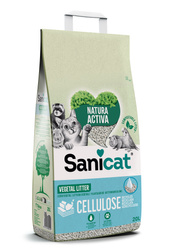 Sanicat Recycled Celulose żwirek uniwersalny celuloza 20l kompostowalny