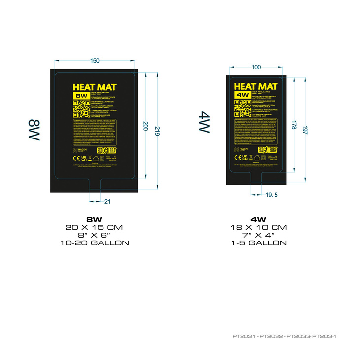 Exo Terra Mata grzewcza do terrarium 8W 20x15 cm