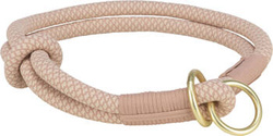 Trixie Obroża zaciskowa Soft Rope różowa/jasnoróżowa nylon S: 35cm/10mm