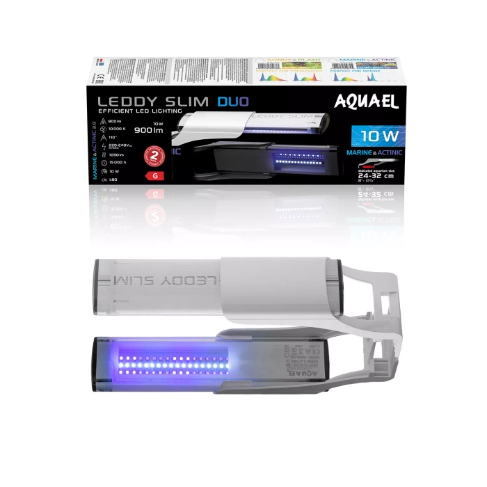 AQUAEL Leddy Slim 10W Duo Marine & Actinic B 2.0