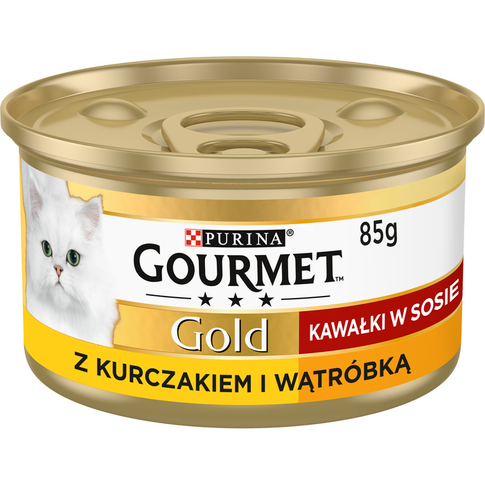 Gourmet Gold kurczak z wątróbką w sosie 85g