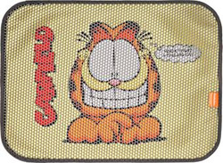 Garfield prostokątna mata pod kuwetę żółta 58,5x44cm