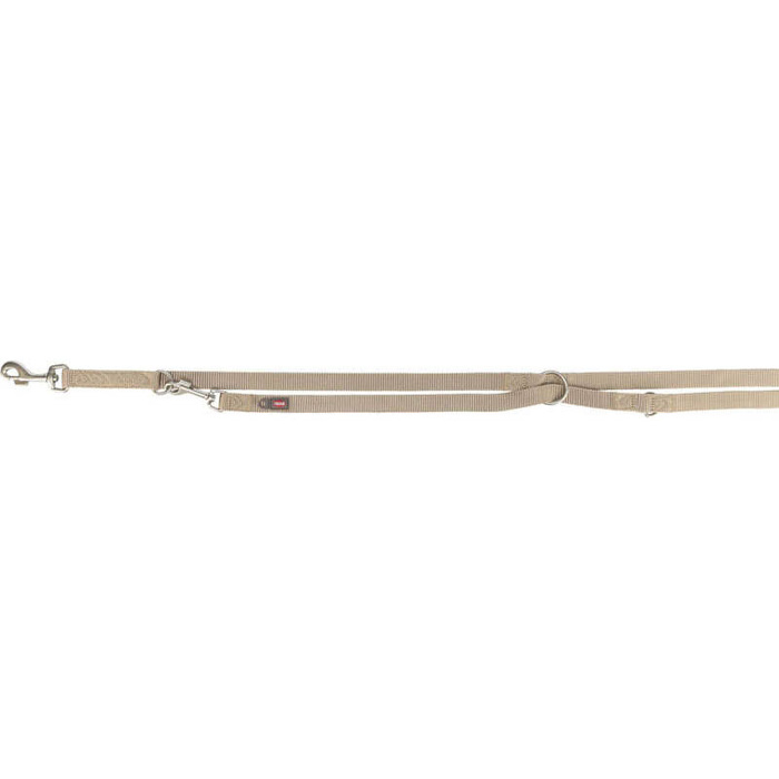 Trixie Smycz regulowana Premium taśma piaskowy XS: 2,00m/10mm