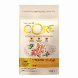 Wellness Core Sterilised k.sucha d.kota steryl. kurcz./indyk 4kg