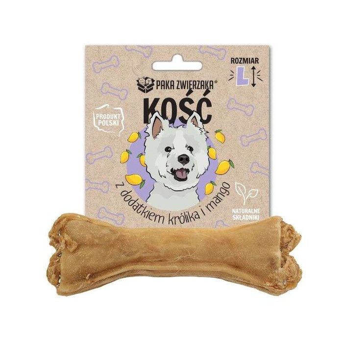 Paka Zwierzaka kość z dodatkiem królika i mango L 13,5cm	