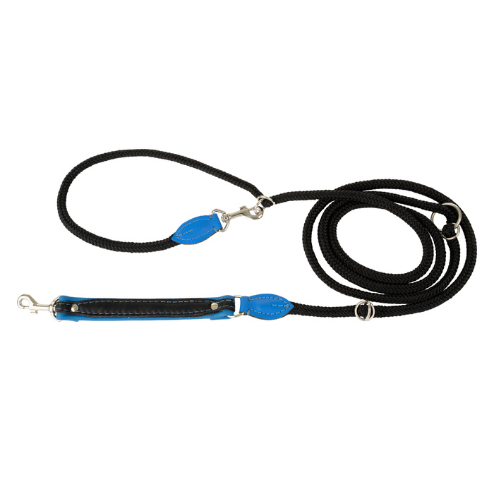 Barry King Smycz regulowana Skóra Łoś 20mm/6/220cm niebieski