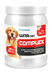 Eurowet Vita-wet witaminy dla psów 100 tabletek