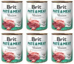 Brit Pate&Meat z dziczyzną 6x800g