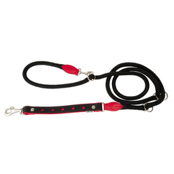 Barry King Smycz regulowana Skóra Łoś Strong Koła 25mm/12/220cm czerwony