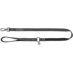 Trixie Smycz CityStyle bawełna czarna M-L: 1.00m/20mm