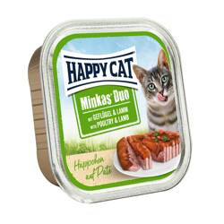 Happy Cat Minkas Duo pasztet z kurczakiem i jagnięciną 100g