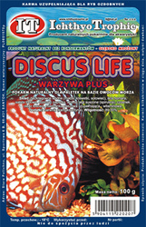 Ichthyo Trophic Mrożonka Discus Life Z Warzywami 100g