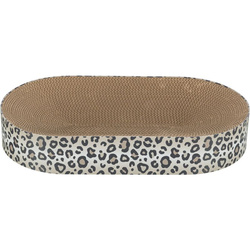 Trixie Leo – Drapak kartonowy i legowisko dla kota (Kremowa Panterka) 63cm