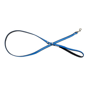 Barry King Smycz skórzana niebieski/czarny XS-S 12mm/120cm