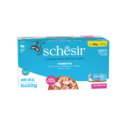 Schesir tuńczyk w bulionie 6x50 g multipak puszka