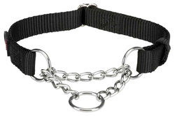Dławik na taśmie 30-40cm/15mm czarny