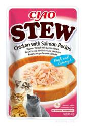 Inaba Cat Ciao Stew kurczak i łosoś 40g