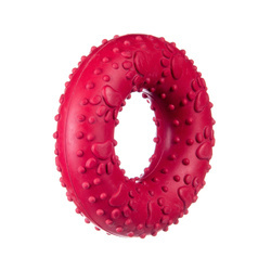 Barry King ring czerwony M 9cm Gryzak dla Psa