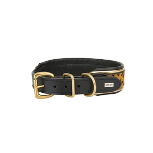 Barry King Obroża skórzana 37-44 cm/34 mm pantera