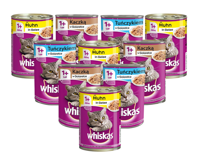 Whiskas Adult Mix Smaków w galaretce 12x400g