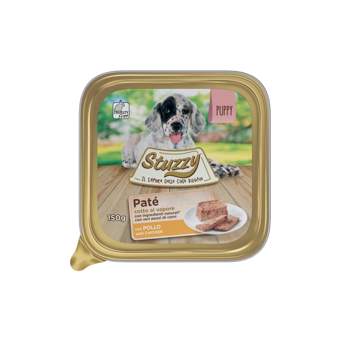 Stuzzy Pies Tray Pate puppy kurczak 150g