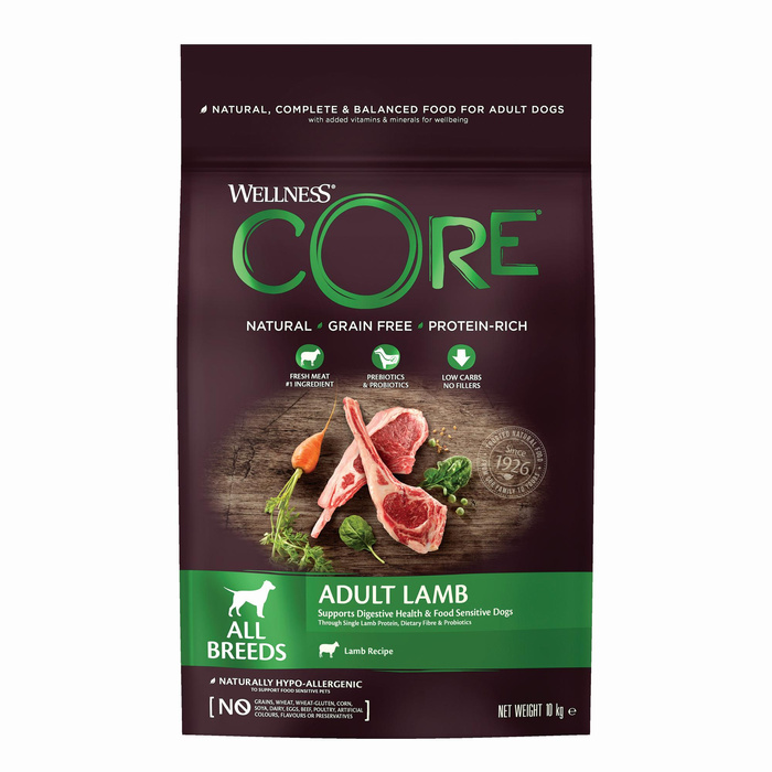 Wellness Core Adult Lamb karma sucha dla dorosłych psów jagnięcina 10 kg