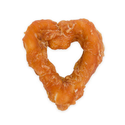 Hau&Miau Pausesnack przysmak dla psa serca ze skóry owiniete kurczakiem 10cm 500g