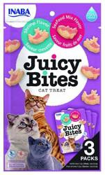 Inaba Cat Juicy Bites krewetki i owoce morza 3x11,3g