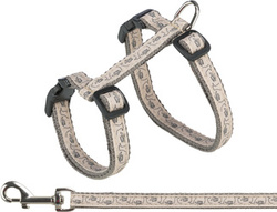 Trixie szelki ze smyczą dla kota szaro-beżowe 27-45 cm/13mm