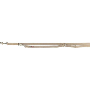 Trixie Smycz regulowana Premium taśma piaskowy XS: 2,00m/10mm