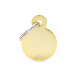 MY FAMILY adresówka grawerowana Duże Kółko Złote