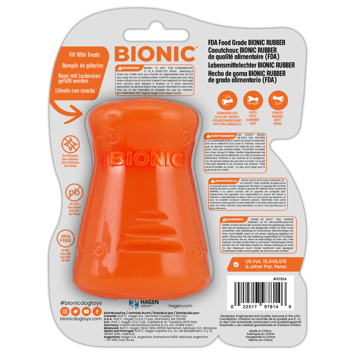 BIONIC Treat Shaker gryzak dla psa S 7,2cm