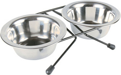 Trixie Stojak z miskami 2x0,2l