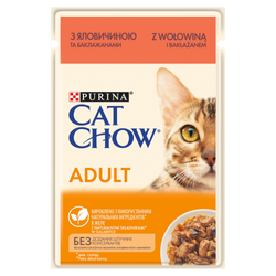 Purina Cat Chow Adult Wołowina i Bakłażan 85g