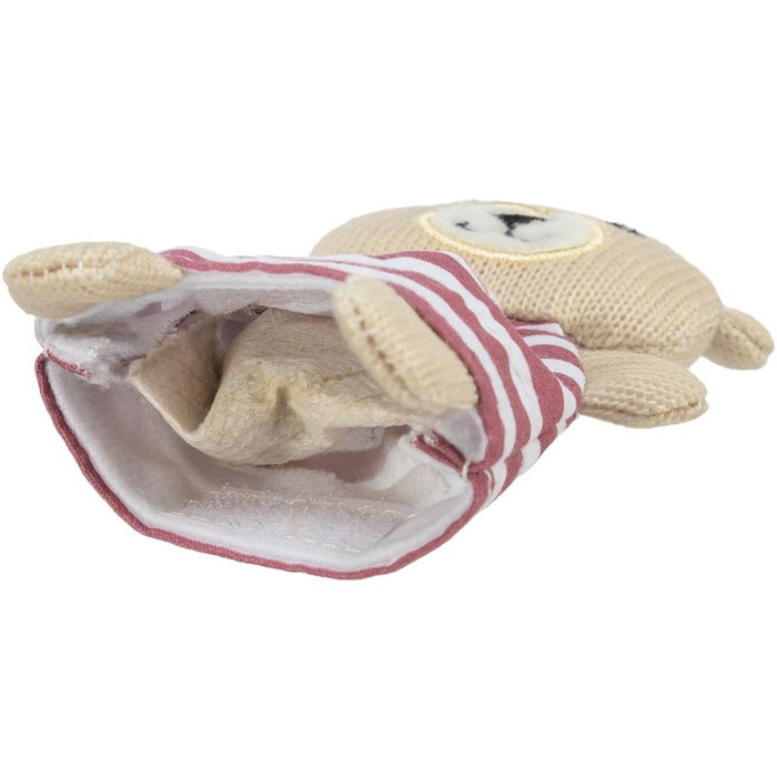 Trixie Miś w ubranku Szmaciana zabawka dla kota z kocimiętką 12 cm