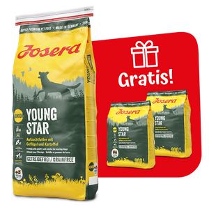 Josera Youngstar 15kg + 2x900g GRATIS