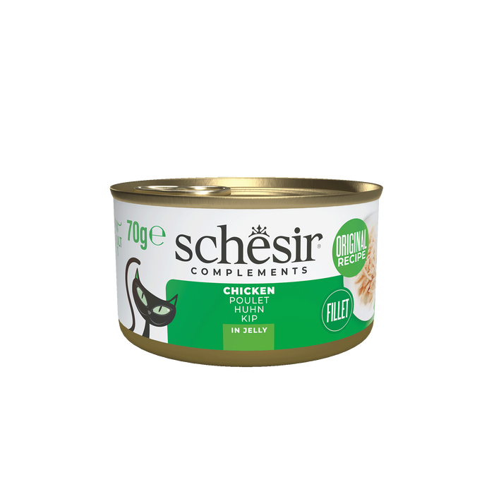Schesir Complements mokra dla kota kurczak w galarecie 70g puszka